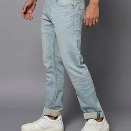 being human Men Lightly Washed Slim Straight Fit Jeans image 2