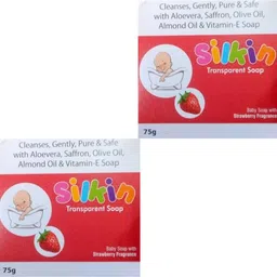 doomsday SILKIN TRANSPARENT SOAP FOR BABIES SOFT & SMOOTH SKIN PACK OF 2-picture-11