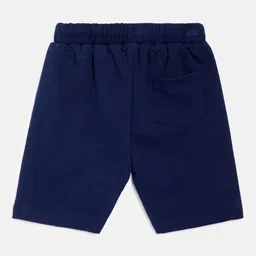 MINI KLUB Boys Navy Blue Pure Cotton Shorts image 2