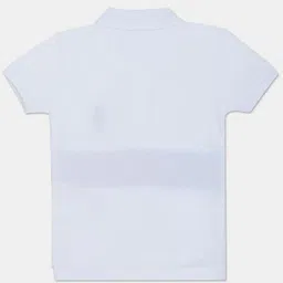 U.S. Polo Assn. Kids Boys Colourblocked Polo Collar Cotton T-shirt image 2