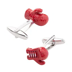 The Tie Hub Silver-Plated Boxing Glove Cufflink image 2