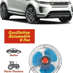 genipap Oscillating Fan 6 Inch 12V Automotive For Car/Truck/Auto rickshaw-PKN0882 Car Interior Fan-picture-13