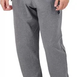 wrodss Men Solid Grey Track Pants image 2