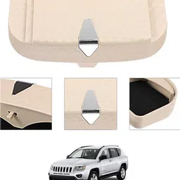 Universal Beige New Stylist Multiuse Design Sunglass Holder For Car-067 White Car Sunglass Clip Holder-image-78