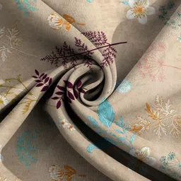 moonroof 244 TC Cotton Single Printed Fitted (Elastic) Bedsheet image 3