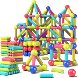 learn with fun Magnetic Sticks Building Blocks for Kids 42 Pcs-picture-16