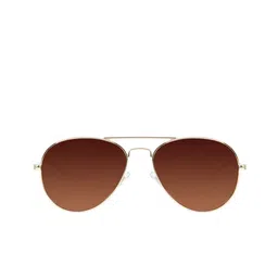 Chilli Beans Unisex Bronze & Gold-Toned Aviator UV Protected Sunglasses  LensOCMT30785721 image 4