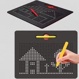 toyporium Magnetic Board for Creative Drawing, Reusable Erasable Writing Pad for Kids|126-picture-23
