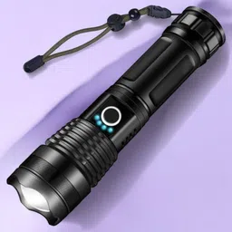 ziddjeet X484 M983 (ZOOMABLE METAL LED TORCH)5 Modes Flashlight, Super Bright Torch-picture-11