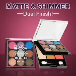 hilary rhoda Glow Up Face Palette | Highly Pigmented Face Palette | 20.6g (Shade 02) image 2