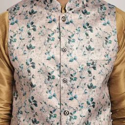 Kaifoo Floral Printed Kurta with Churidar image 2