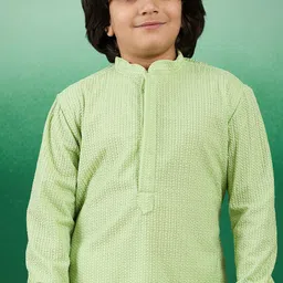 Sangria Boys Embroidered Straight Kurta With Salwar image 2
