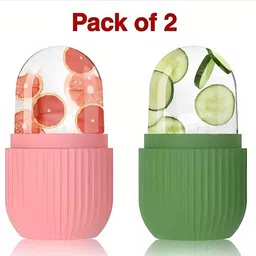 Nyalkaran Pack of 2 Ice Roller For Face, Neck and Body Massager-picture-17