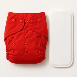 fashionhubista Adjustable Reusable Cloth Diaper With White Changing Insert For Babies/NewBorn-picture-10