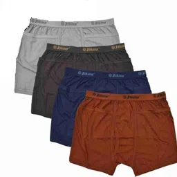 viking Men's Cotton Trunks, Pack of 4 (Multicolor & Assorted) image 4