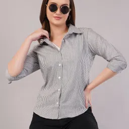 eversoft flow Women Relaxed Fit Fit Striped Casual Shirt-picture-17