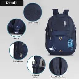 talon Multi-Compartment polyester for School College Office & Travel Bag Waterproof Backpack image 2