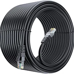 Civon LAN Cable 40 m 40 Meter Cat 5e Heavy Duty Outdoor Internet Network LAN Cable Waterproof Router Speed upto 1000 Mbps image 1