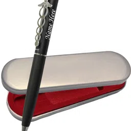 Doctor Logo Clip with Name Engraved Metal Ball Pen-image-12