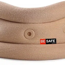 be safe forever Adjustable Cervical Collar Soft, Spine Stability Support Belt, Skin, Medium Neck Support image 3