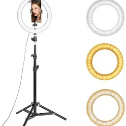 Webilla 10 Inch Big LED Ring Light for Photo and Videos with Tripod Stand 7 Ft Compatible with Camera and Smartphones Flash-picture-14