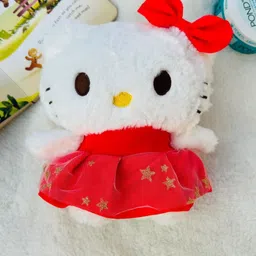 Hello Kitty in Pink Dress - 23 cm | Ideal gift for girlfriend, babies - 23 cm-image-7