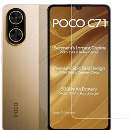 Mokteck Screen Guard for Screen Protector for POCO C71 | 9H Hardness | Full Screen Coverage | Ultra Clear & Scratch Resistant-picture-20