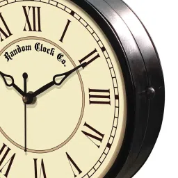 random Double Sided Vintage Multicolour Metal Station Clock image 5