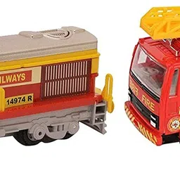 sani international Toy Mall Combo of Plastic Pull Back Engine & Fire Ladder Truck-picture-16