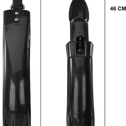 byking Bicycle Front & Rear Mudguard and Iron Clamp, Color- Black Full Length Front & Rear Fender image 4