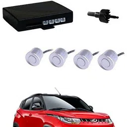 rkpsp Increased Safety for passengers Car White Parking Sensor LED Display/4 Parking Sensors Alarm Kit For KUV100 Parking Sensor-picture-25