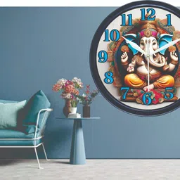 mahi enterprises10 Analog 20 cm X 20 cm Wall Clock image 4