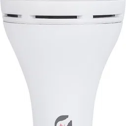 glowing night 12W LED Bulb with Rechargeable Inverter Functionality 4 hrs Bulb Emergency Light image 2