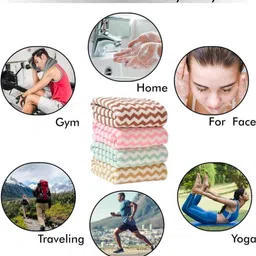 uvlog Microfiber 400 GSM Bath, Beach, Face, Hair, Hand, Sport Towel image 4