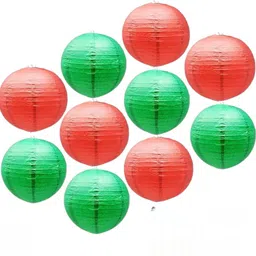 orama Red, Green Paper Hanging Lantern-picture-14