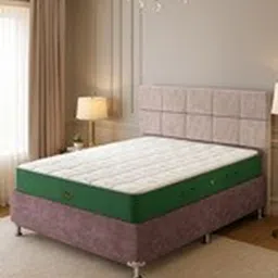 peps india Organica Luxury 78x72x8 inch Pocketed Spring King Size Mattress with Zero Partner Disturbance image 1