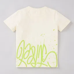 Ed-a-Mamma Boys Typography Printed Cotton T-shirt image 3