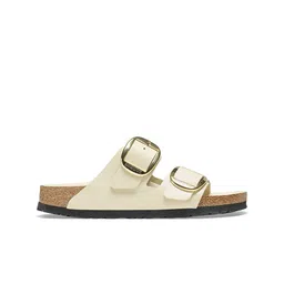 Birkenstock Arizona Narrow Width Leather Open Toe Flats image 3