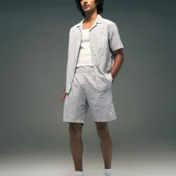 flying machine Shirt Regular Shorts Co-ords Set image 3