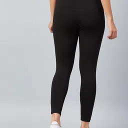 blinkin Striped Women White, Black Tights image 2