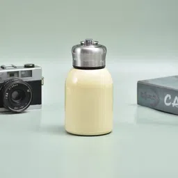 devcriation Vacuum Flask bottle 59 Double Wall Hot & Cold Insulated Bottle For Office 300 ml Water Bottle image 2