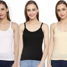 dollar missy Women Black, White, Beige Camisole-picture-31