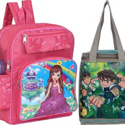 fruzon Nursery LKG Princess School Bag (Pink Backpack Small Size) Waterproof School Bag-picture-19