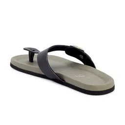 THE MADRAS TRUNK Buckled Leather T-Strap Flats image 4