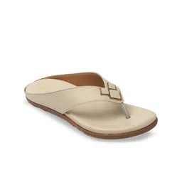 Denill Buckled Open Toe T-Strap Flats image 2
