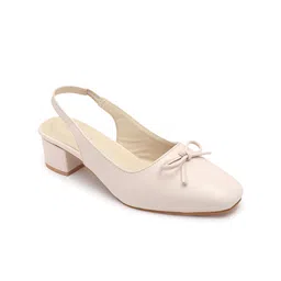 DressBerry Women Block Mules with Bows image 5