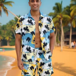 human dream Shirt Regular Shorts Co-ords Set image 4