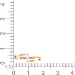 avsar Kavya 14kt Cubic Zirconia Rose Gold ring image 5
