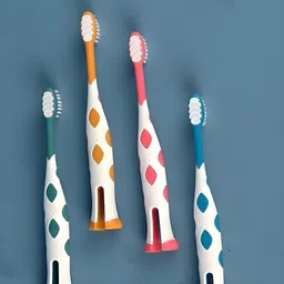 shree grb Manual Toothbrush for Kids & young with Tongue Cleaner and Soft Bristles x78 Ultra Soft Toothbrush-picture-14