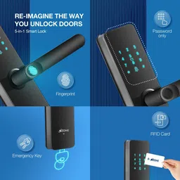 OZONE Morphy Lite | 4 in 1 Access Way to Unlock Smart Door Lock image 3